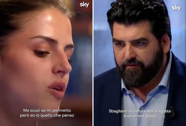 collage kassandra e cannavacciulo a masterchef
