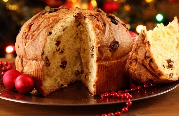 Panettone tagliato