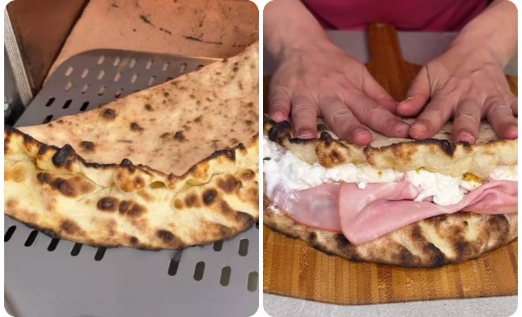 pizza sorriso cotta e poi condita