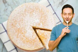 torta, persona che mangia