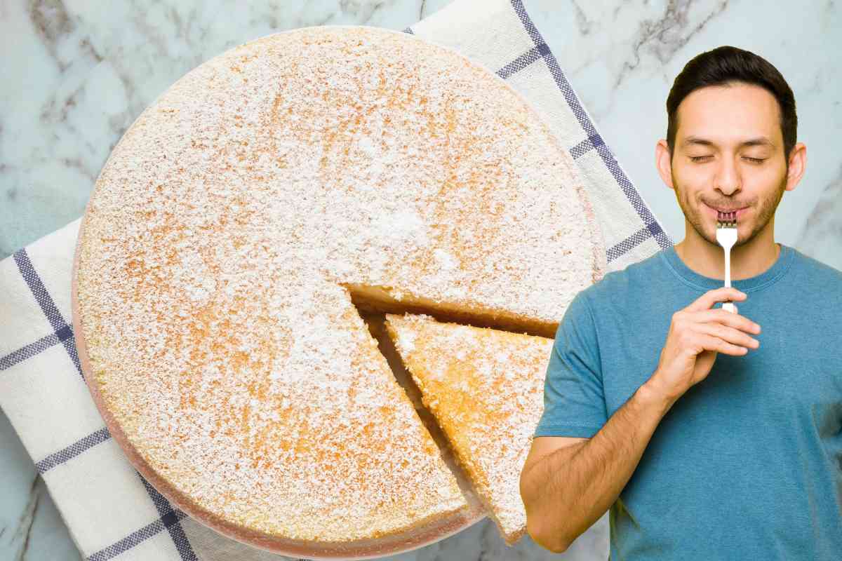 torta, persona che mangia