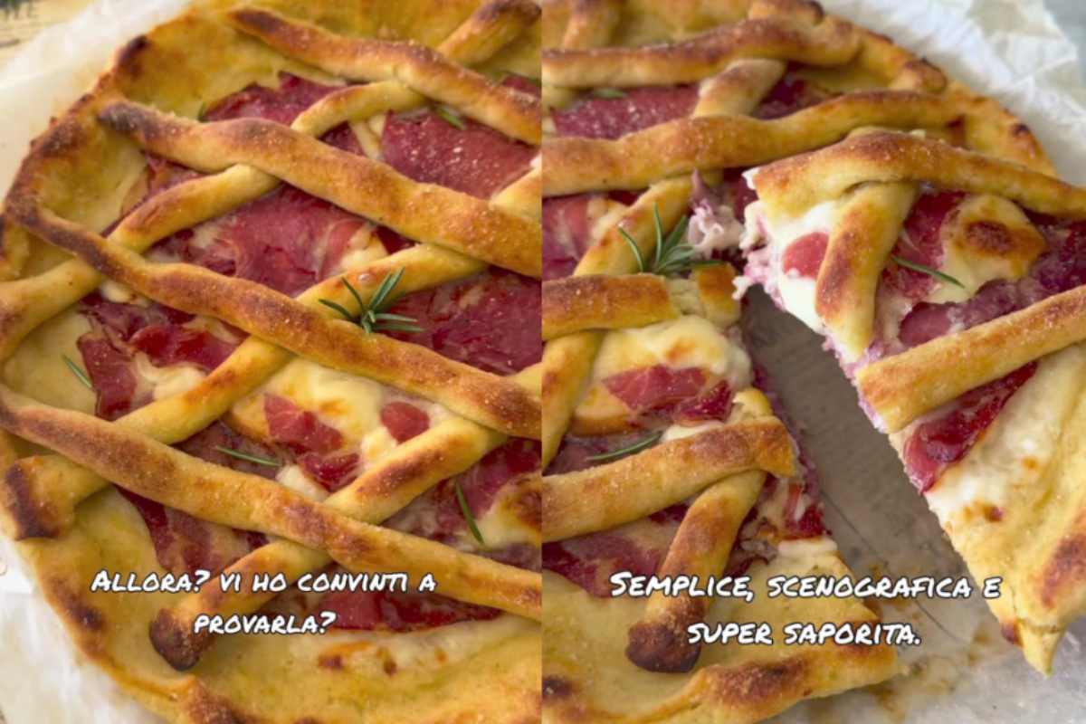 crostata salata per cena