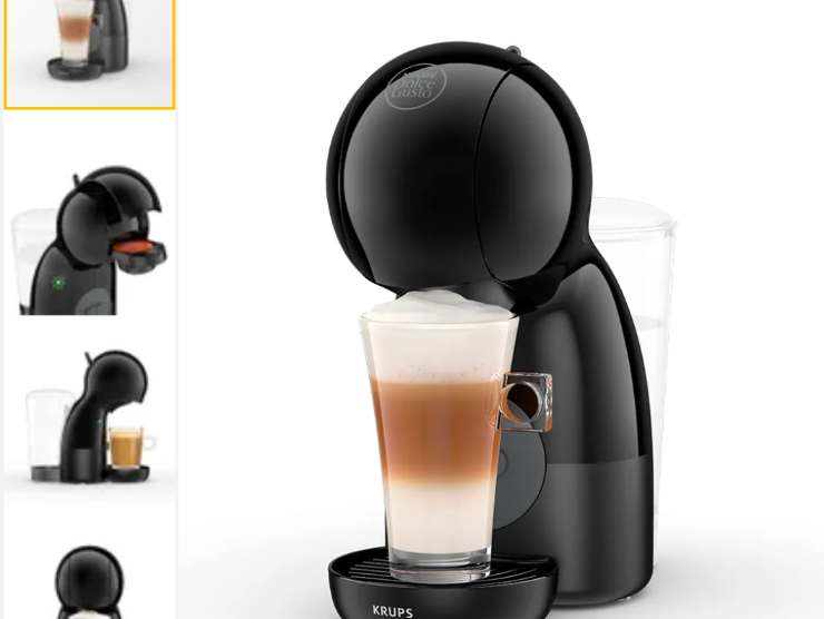 macchinetta caffè krups sul volantino online di eurospin 