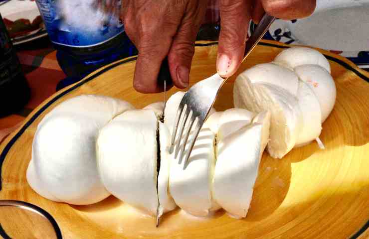 mozzarella da tagliare