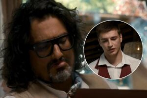 Alessandro Borghese e un cameriere di 4 Ristoranti