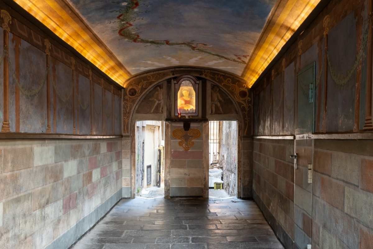 Entrata ristorante Pancrazio (antico teatro romano)