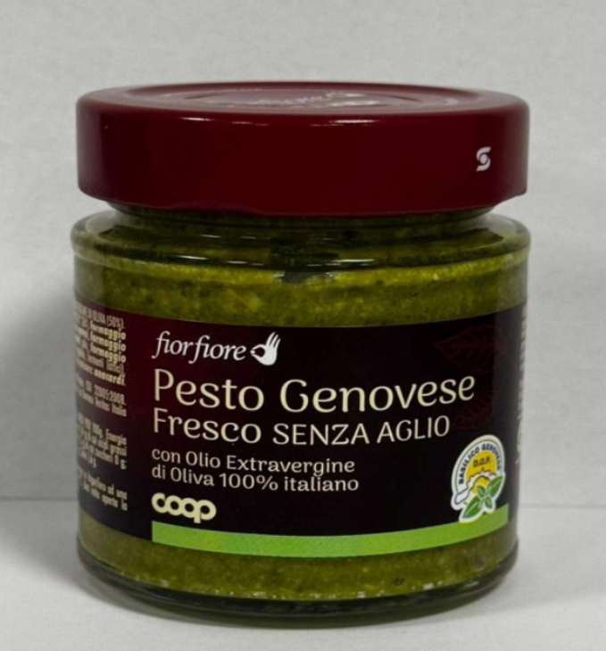 pesto coop ritirato dal mercato