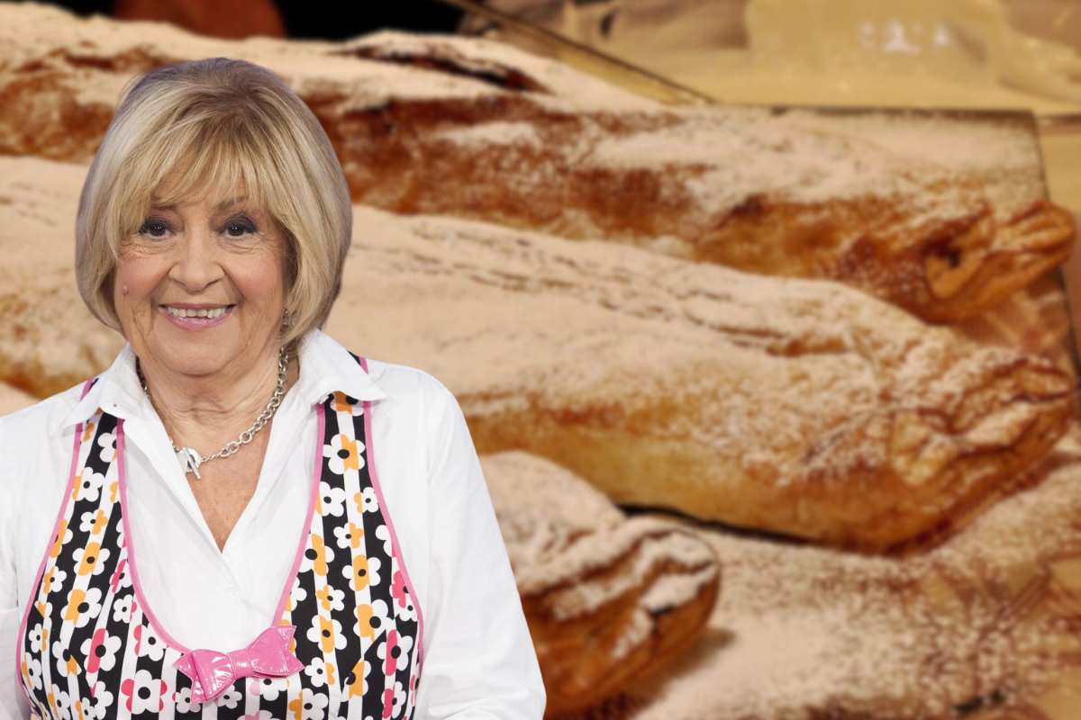 Anna Moroni e nello sfondo lo strudel