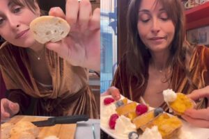 Collage di Benedetta Parodi in cucina