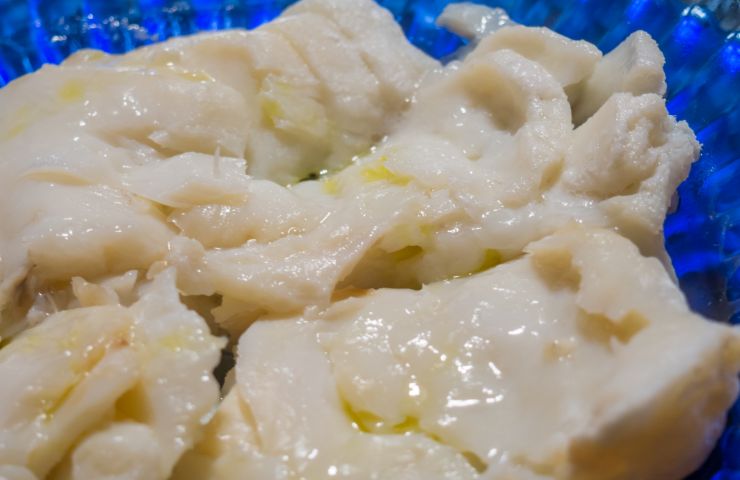 baccalà nel piatto