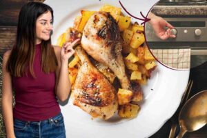 coscette di pollo con patate al forno