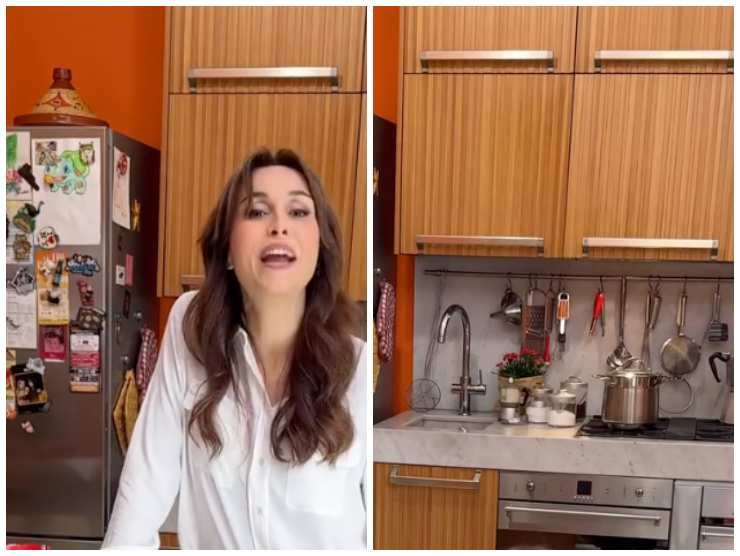 benedetta parodi nella sua cucina