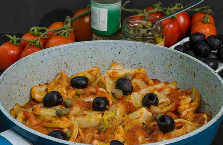 finocchi alla pizzaiola con olive