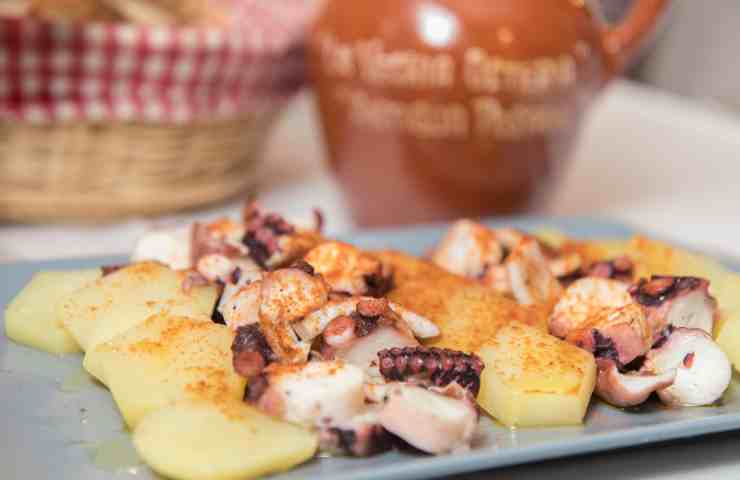 polpo con patate