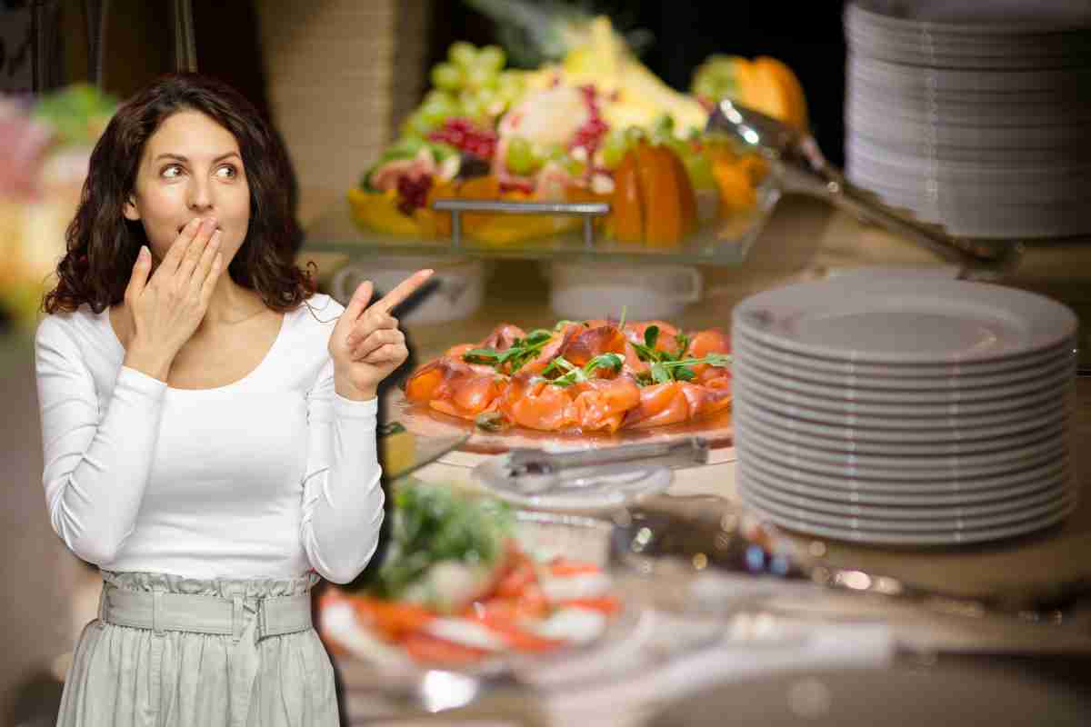 salmone sulla tavola di Natale