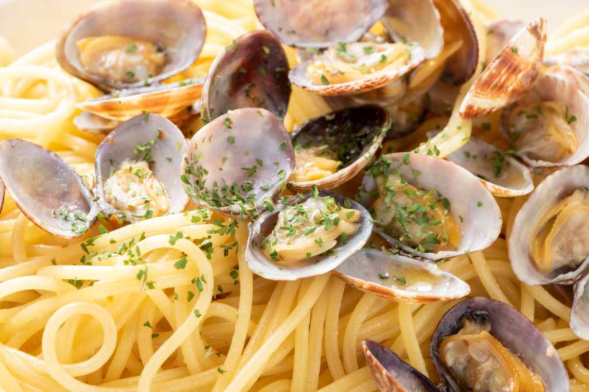 spaghetti con vongole