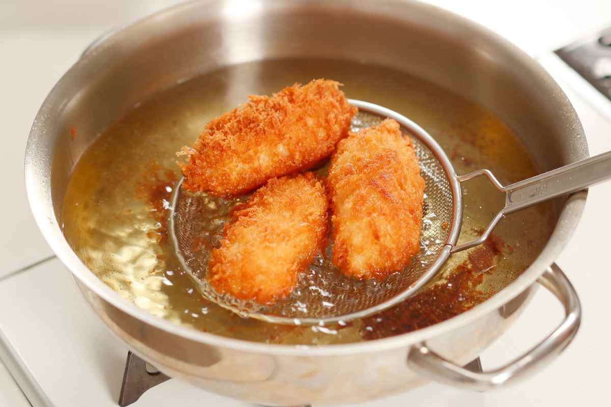 crocche in pentola per la frittura