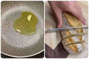 olio aglio pane