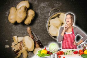 contorno di patate e altre verdure