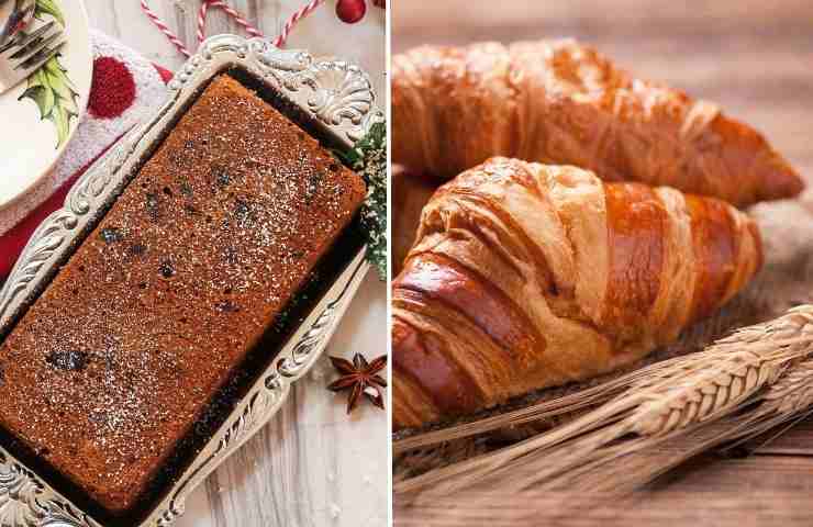 plum cake e croissant