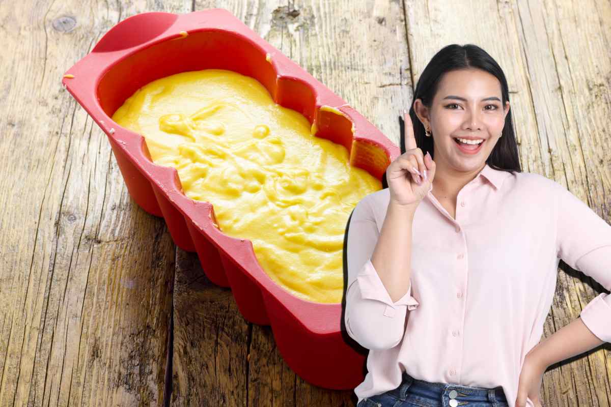 plumcake nello stampo