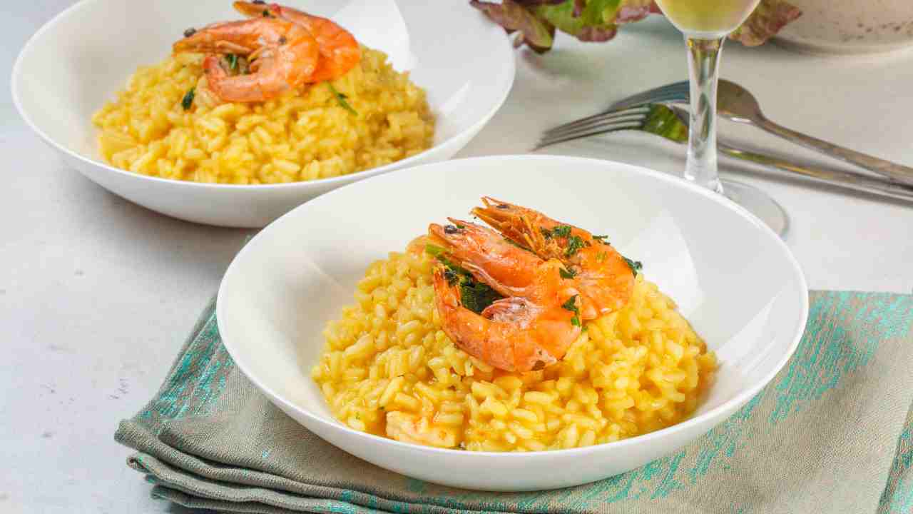 Risotto Gamberi e Zafferano
