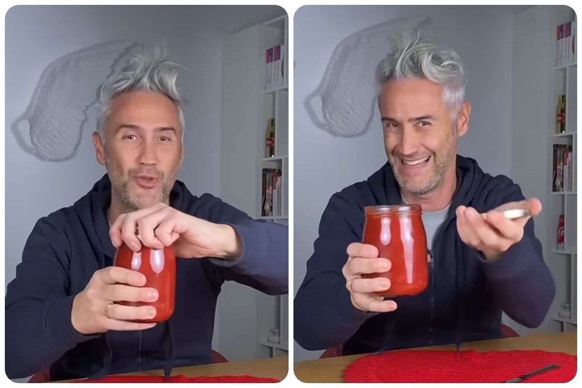 prof schettini apre barattoli