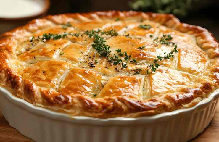 torta salata di pasta sfoglia con zucchine