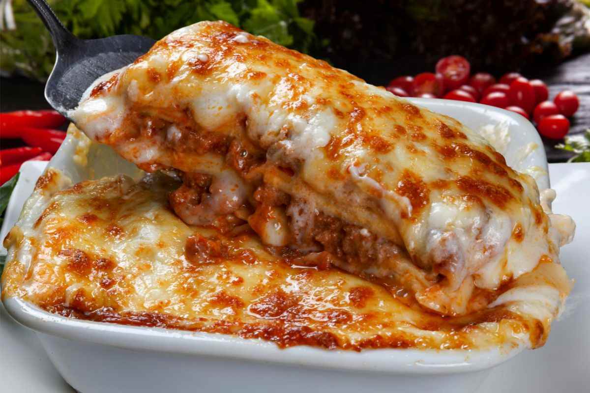pirofila con lasagna