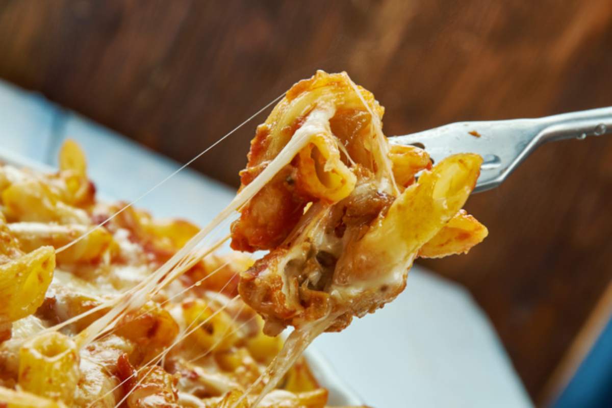 pasta al forno filante