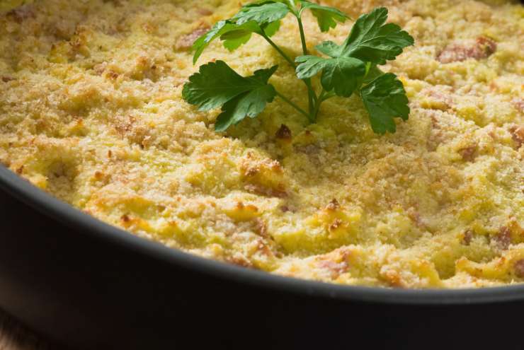 teglia con gateau di patate