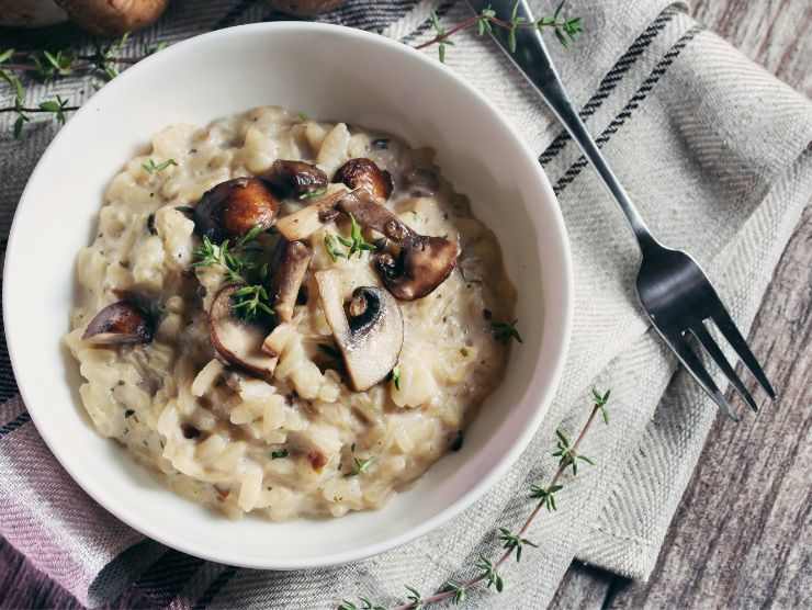 riso ai funghi