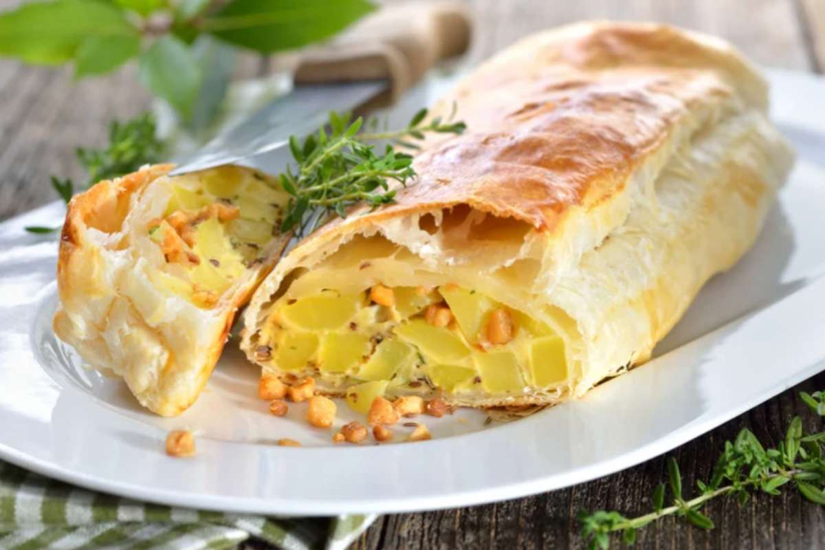 strudel con patate